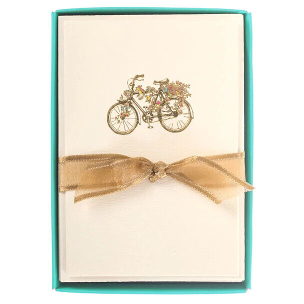 Graphique Flower Bicycle La Petite Presse Notecards 10ct