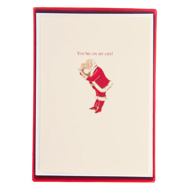 Graphique You're On My List La Petite Noel Holiday Boxed Card 15ct