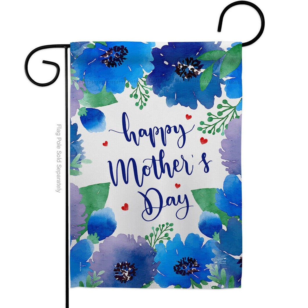 Two Group Flag Royal Floral Mother's Day Family Mother Decor Flag