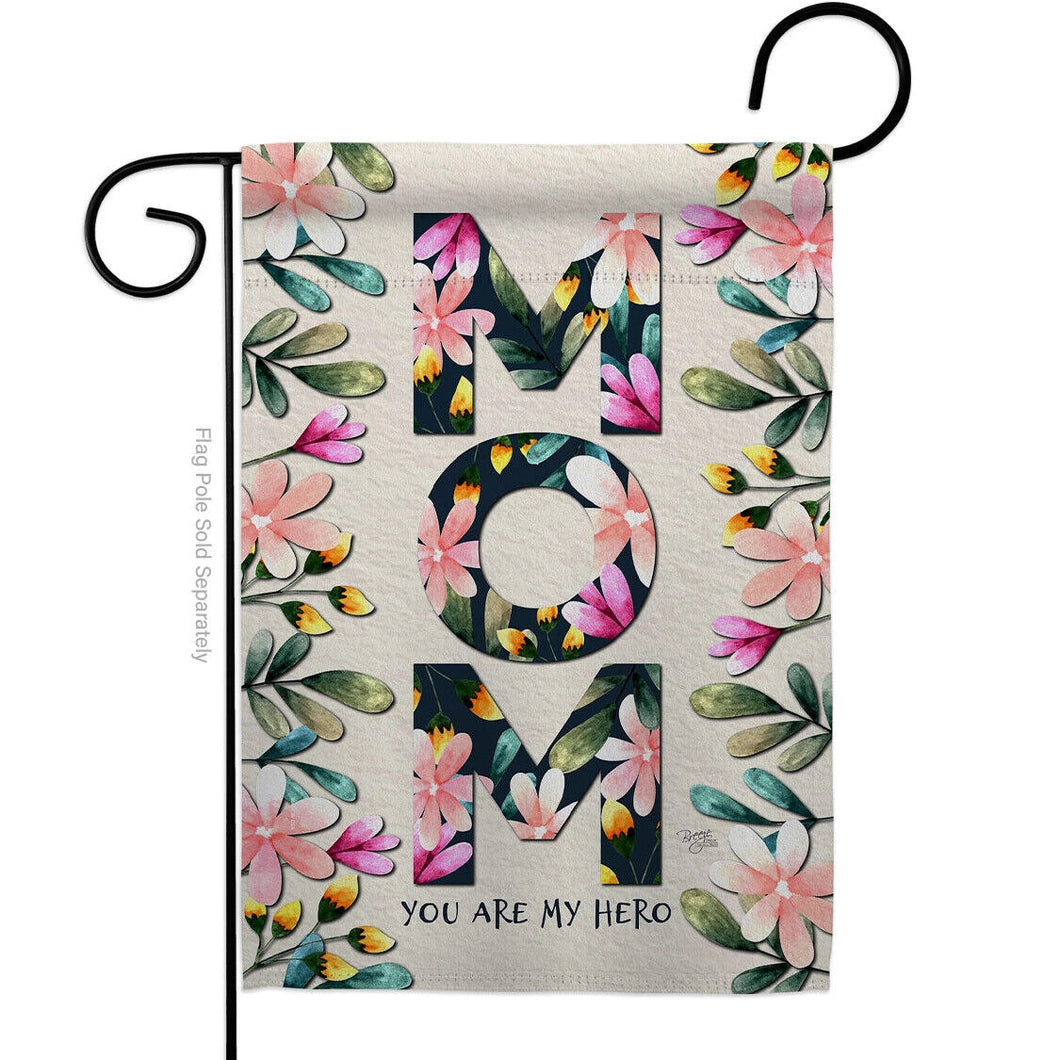 Two Group Flag Flag Mom Hero Mother Day Floral Rose Garden House 2-Sided