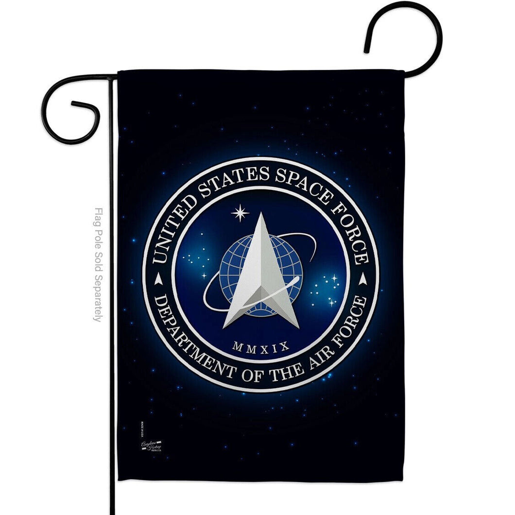 Two Group Flag Space Force Armed Forces Military Decor Flag