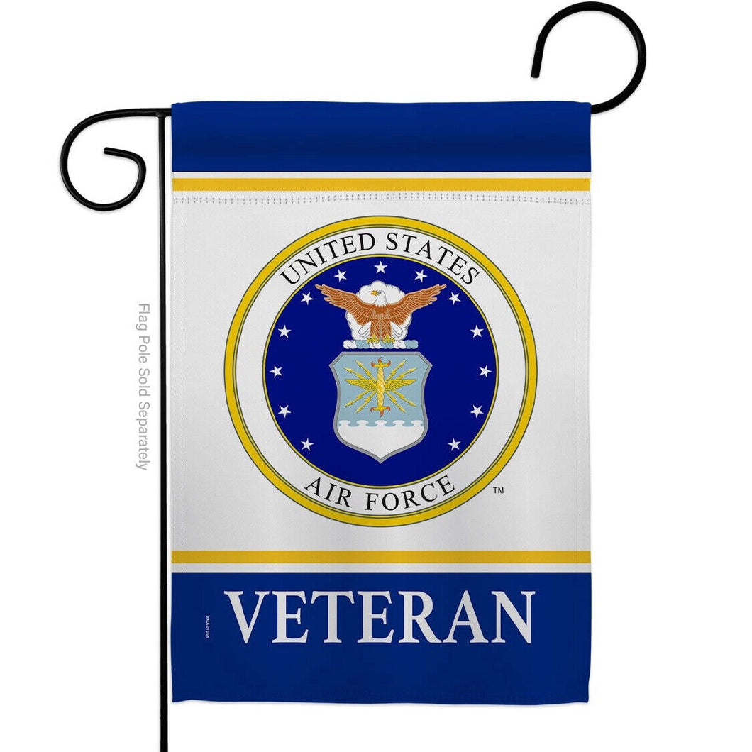 Two Group Flag Air Force Veteran Armed Forces Military Decor Flag