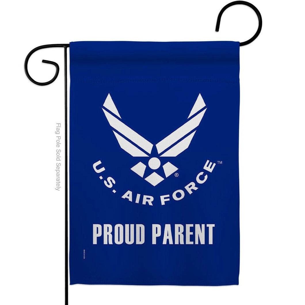 Two Group Flag Proud Air Force Parent Armed Forces Military Decor Flag