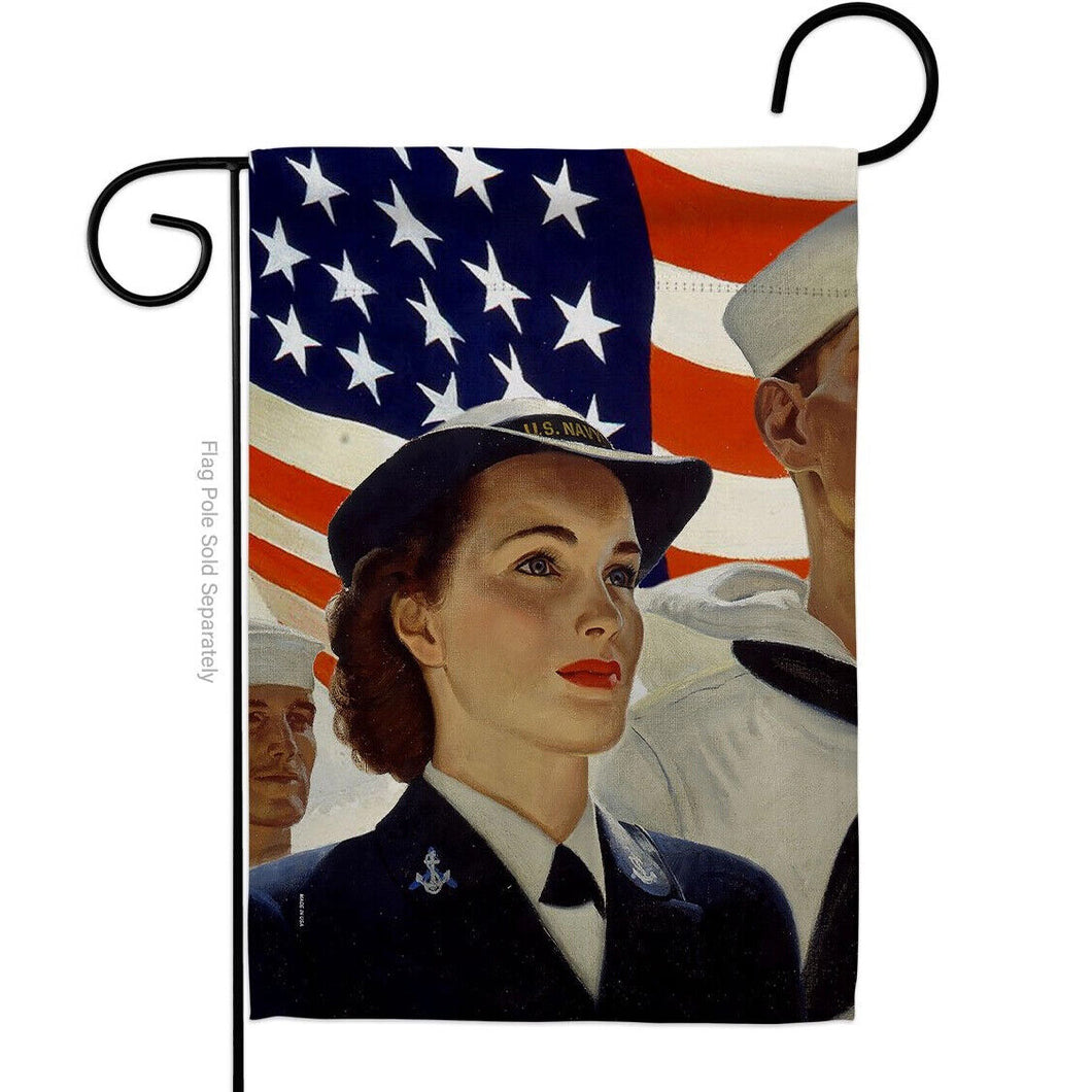 Two Group Flag Navyaves Armed Forces Military US Historic Decor Flag