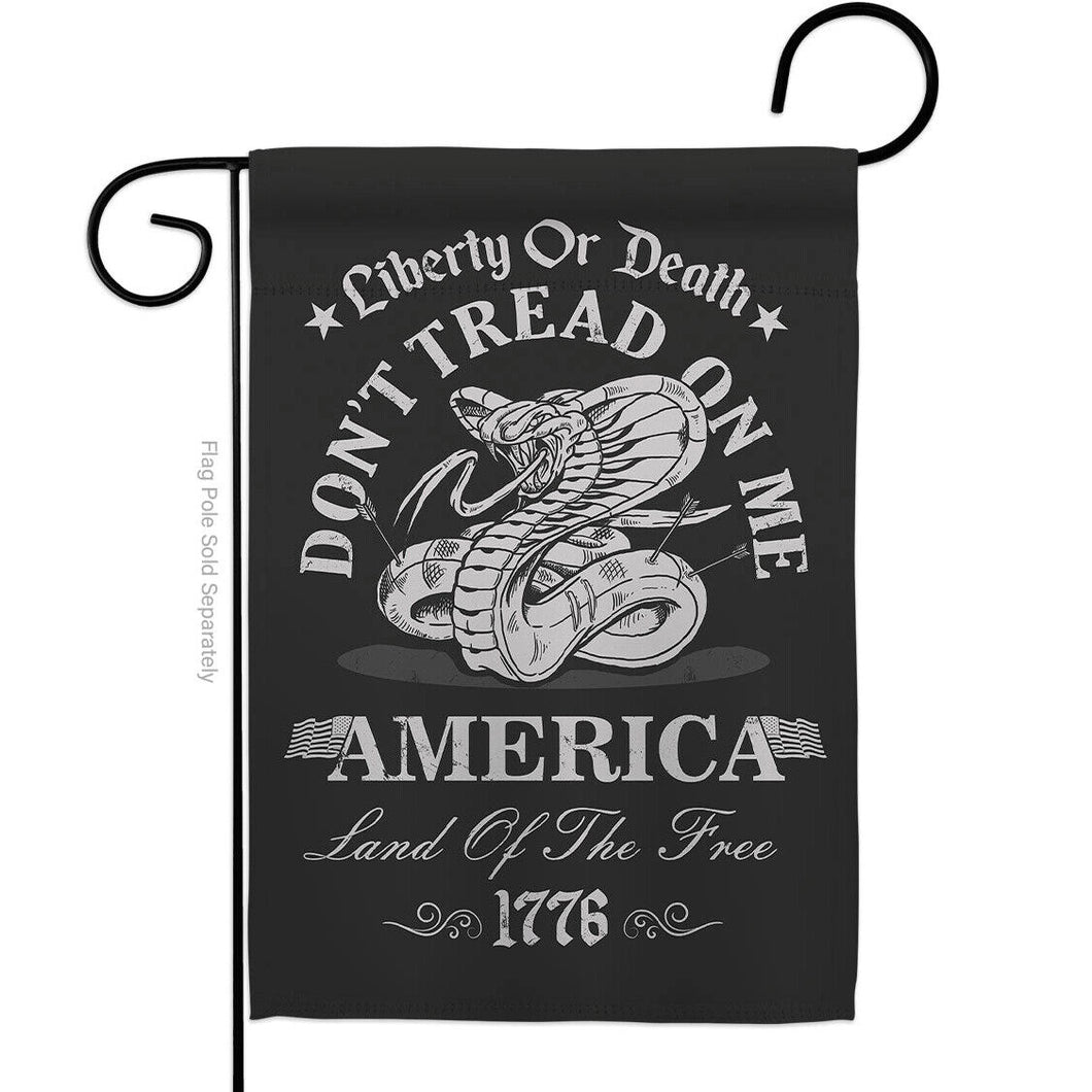 Two Group Flag Flag Liberty or Death Dont Tread on MeUS Historic Garden