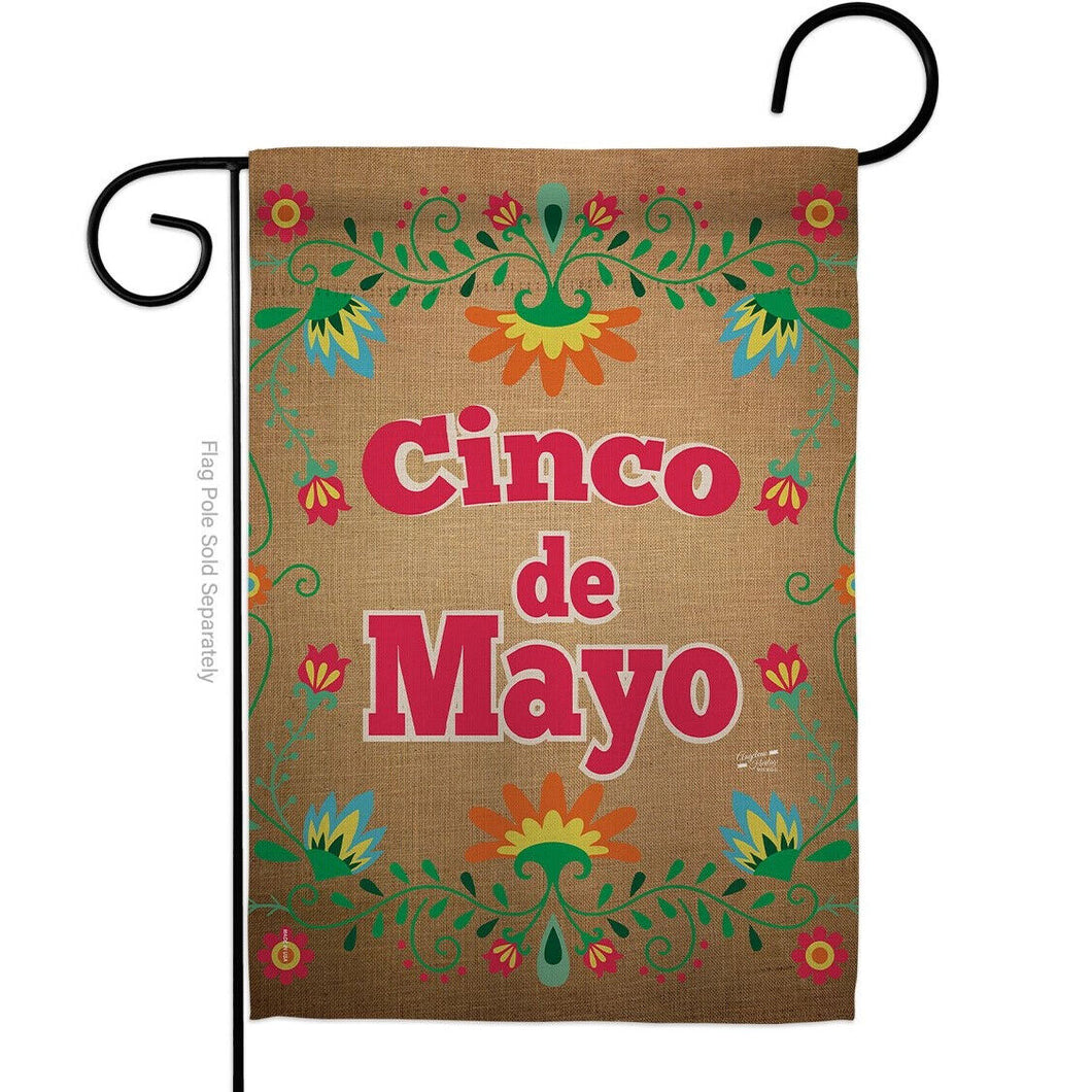 Two Group Flag Suzani Cinoco de Mayo Summertime Cinco Mexico Decor Flag