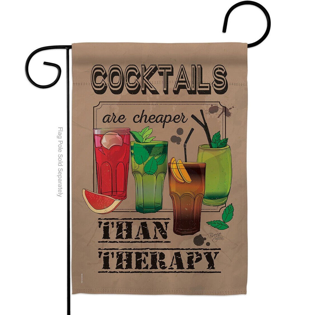 Two Group Flag Cocktails are Cheaper Beverages Cocktail Humor Decor Flag
