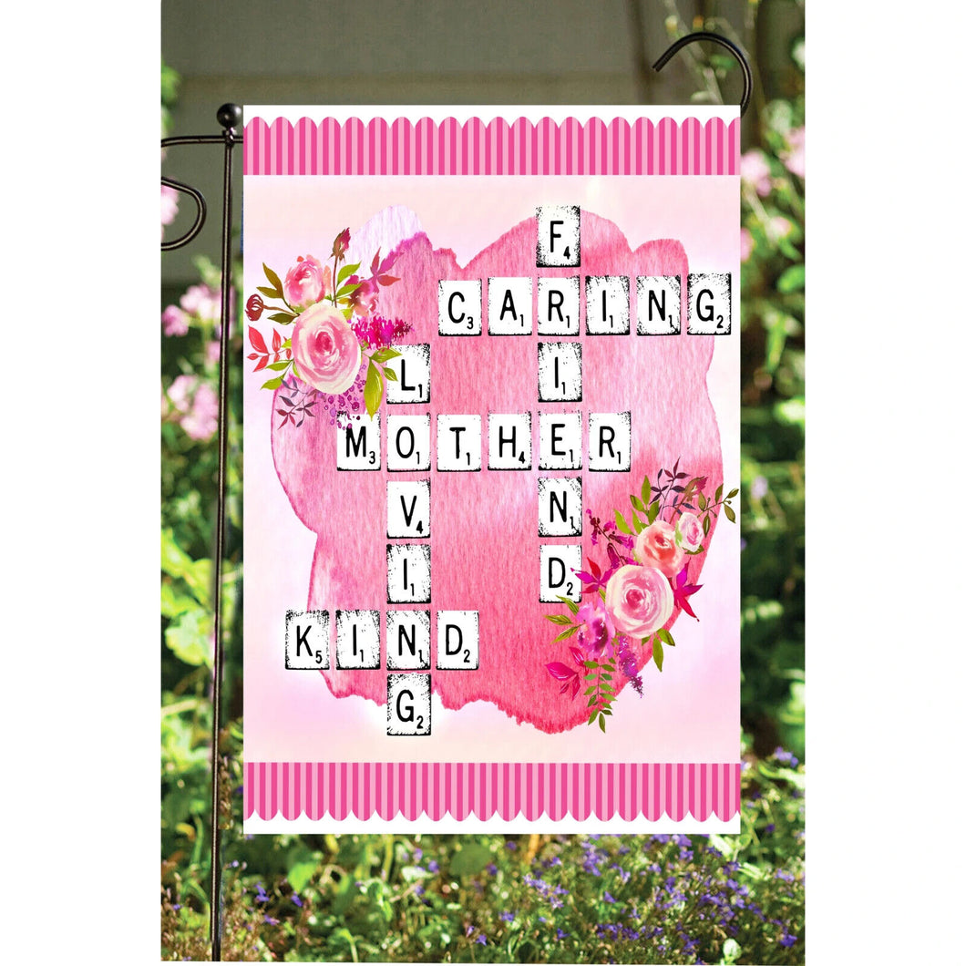 Flags Galore Mothers Day Scrabble Garden Flag