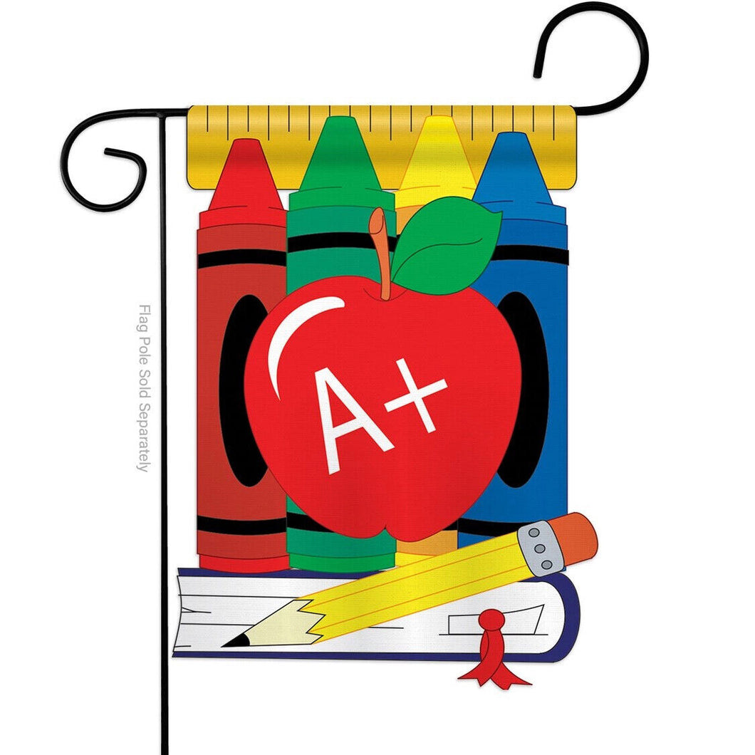 Two Group Flag School Day Education Back to Decor Flag