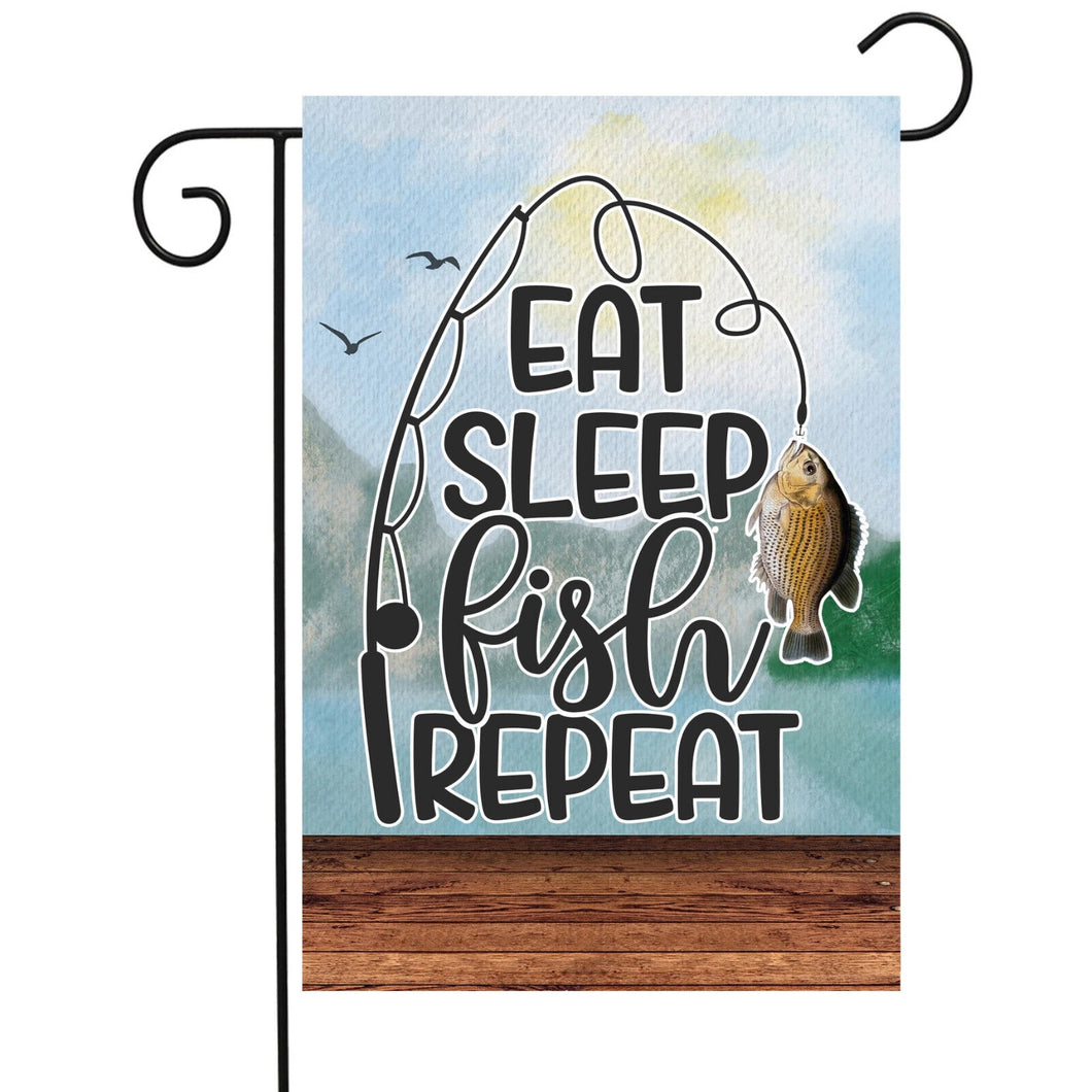 Flags Galore Fishing Garden Flag