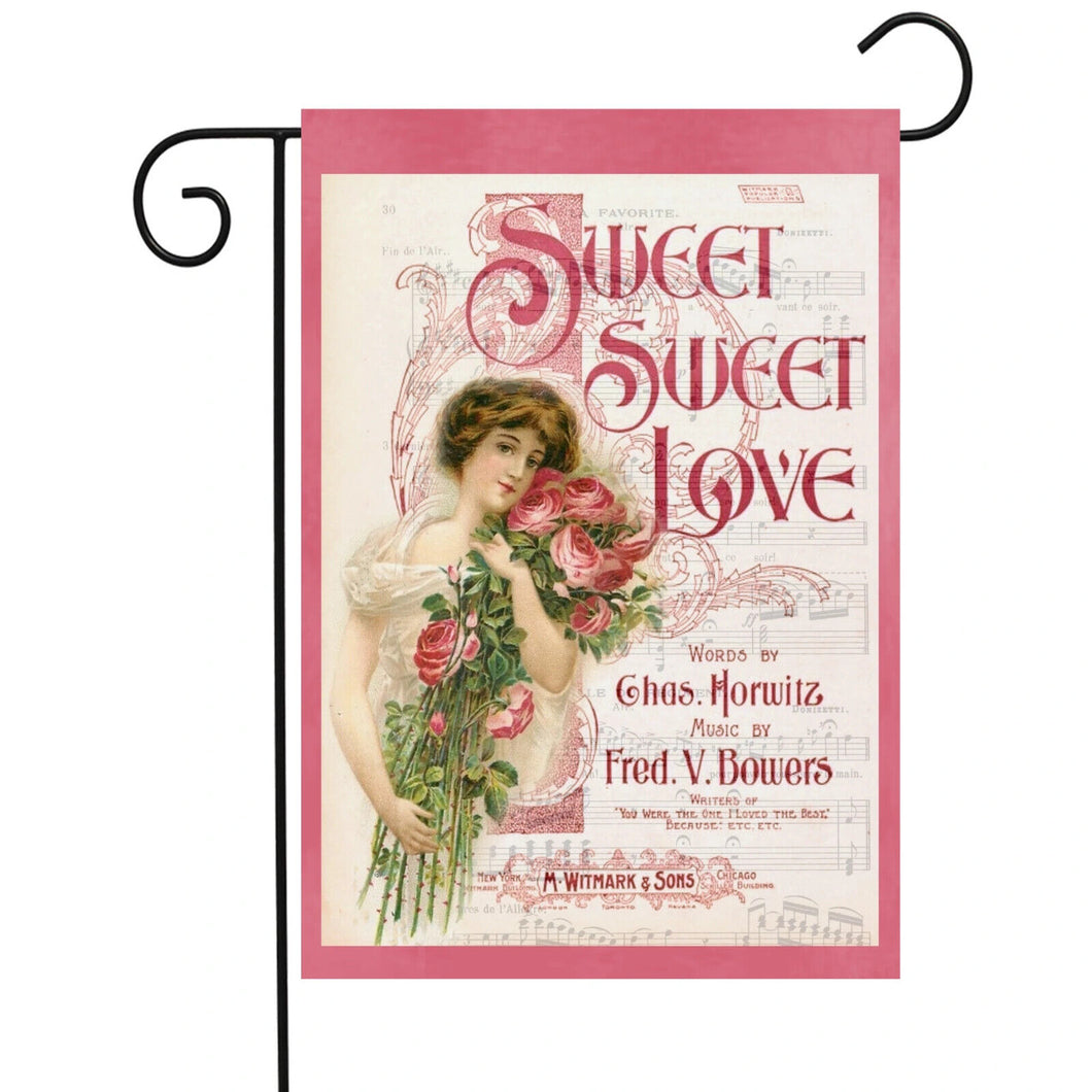 Flags Galore Sweet Sweet Love Garden Flag