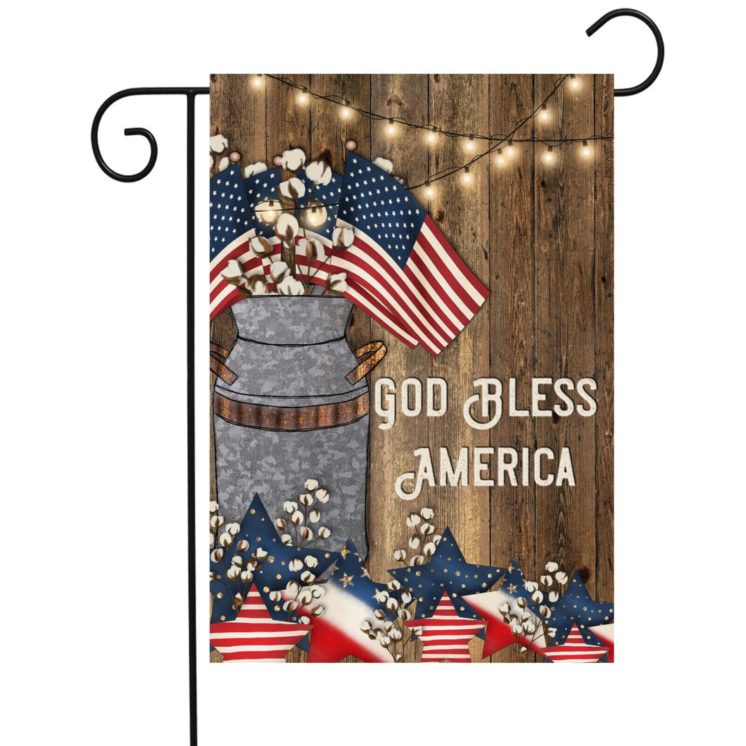 Flags Galore God Bless America Garden Flag