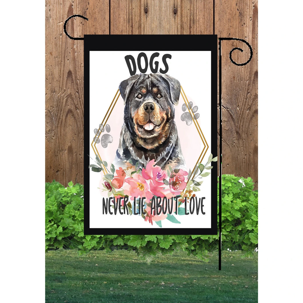 Flags Galore Rottweiler Garden Flag