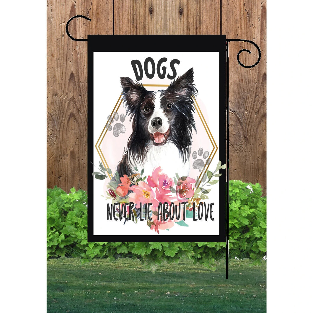 Flags Galore Border Collie Garden Flag