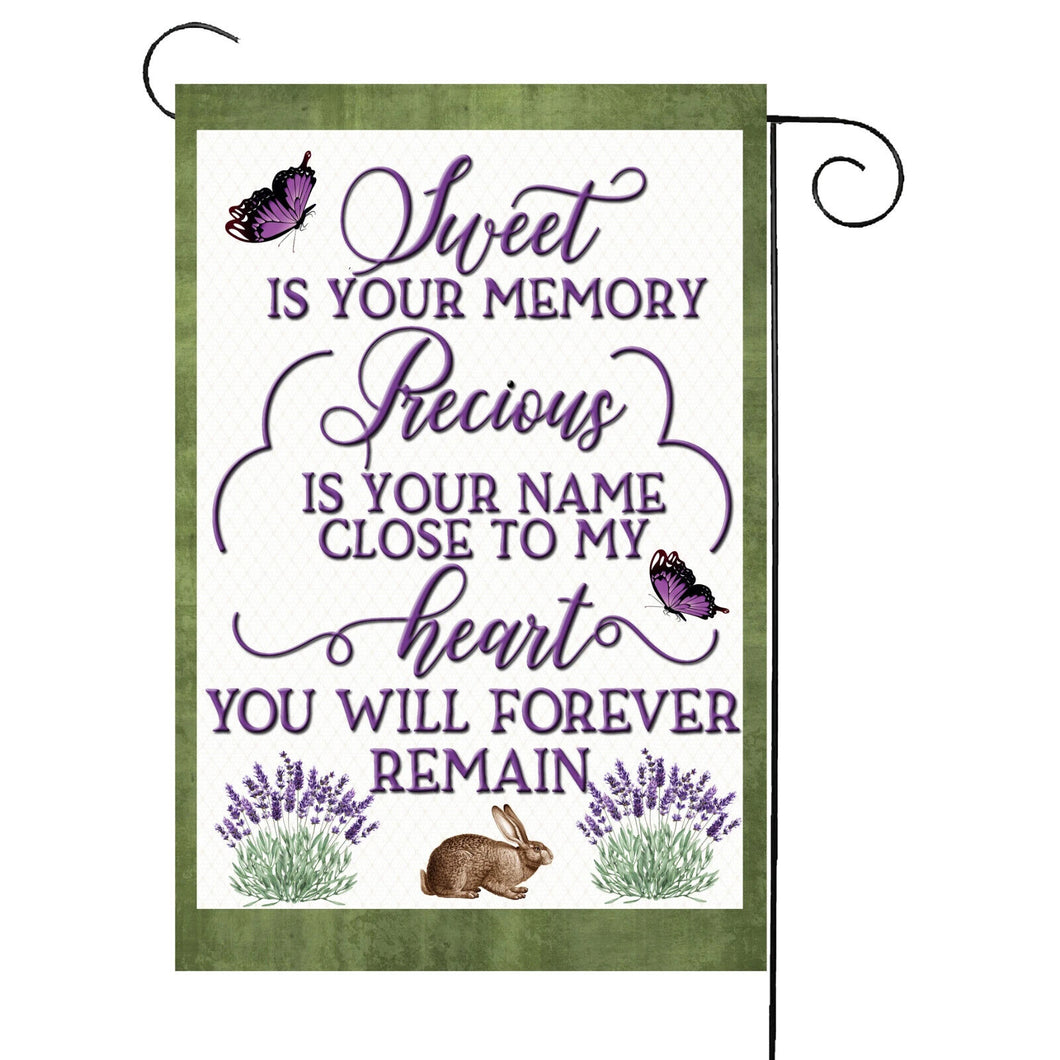 Flags Galore Sweet Is Your Memory Garden Flag