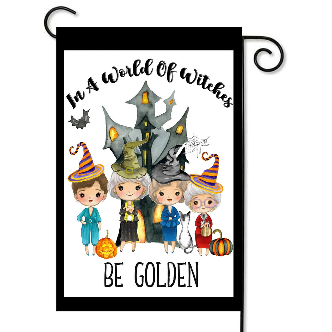 Flags Galore Golden Girls Garden Flag Halloween