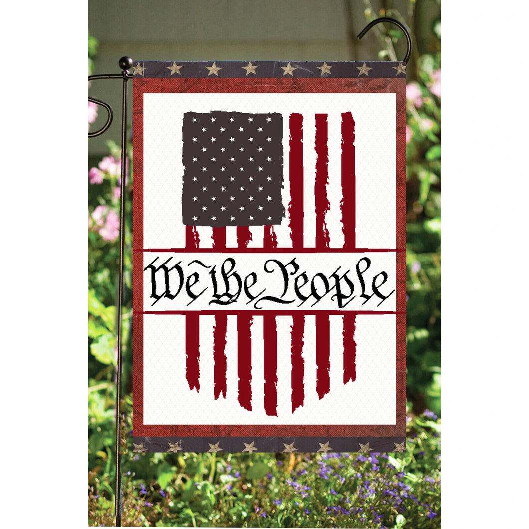 Flags Galoree the People Distressed Flag Garden Flag Patriotic
