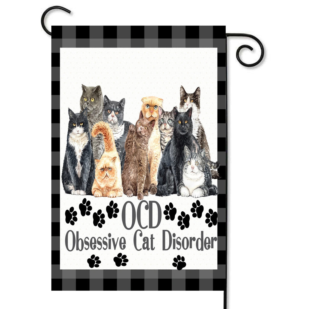 Flags Galore Ocd Cats Garden Flag