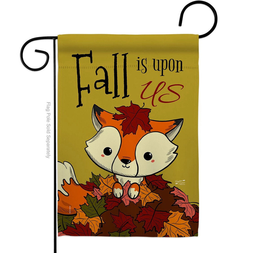 Two Group Flag Fall Is Upon Us Falltime Harvest Autumnildlife Decor Flag