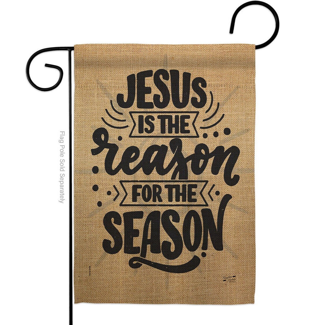 Two Group Flag Jesus the Reasonintertime Nativity Christmas Decor Flag