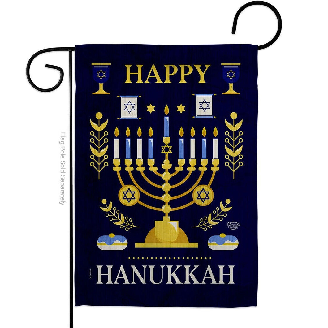 Two Group Flag Flag Joy Hanukkah Garden House 2-Sided Home Décor Yard