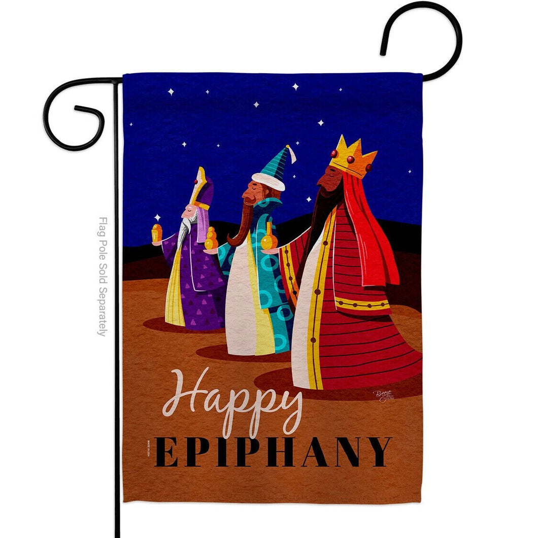 Two Group Flag Celebrate Epiphanyintertime Three Kings Decor Flag