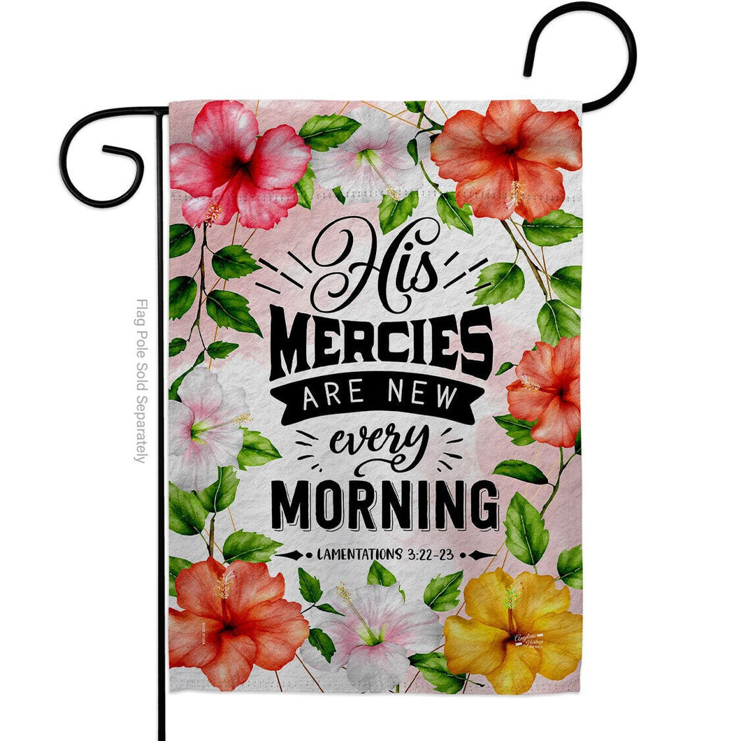 Two Group Flag Flag His Mercies Are New Bible Verses