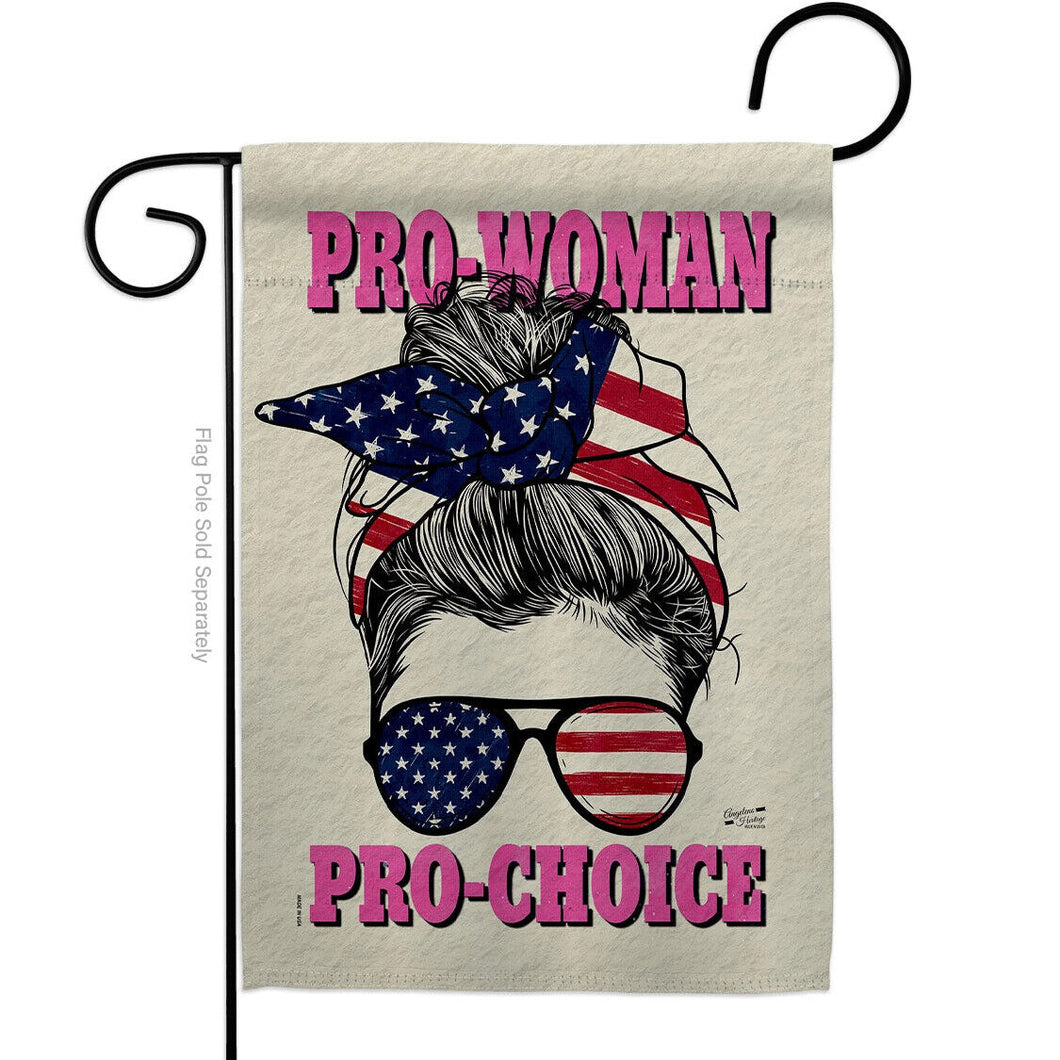 Two Group Flag Flag Proomen Choice Feminism Garden House 2-Sided Home