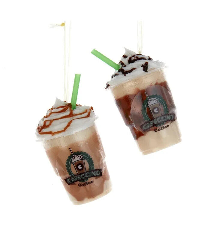 Set of 2 Cafeccino Ornaments D4161