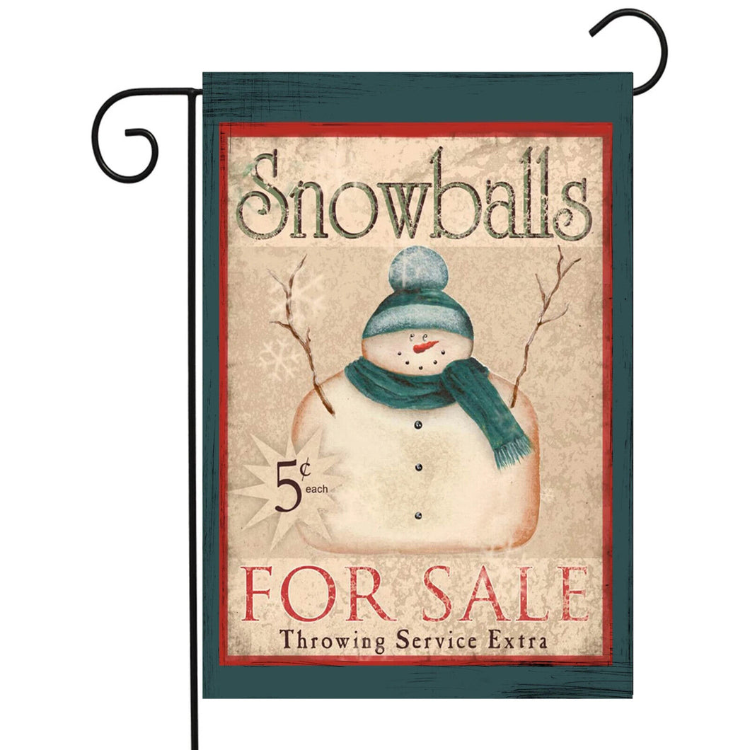 Flags Galore Snowballs For Sale Garden Flag  Christmas
