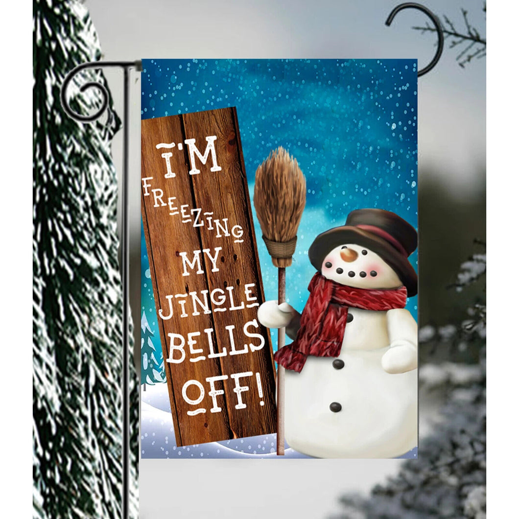 Flags Galore Freezing My Jingle Bells Off Garden Flag Christmas