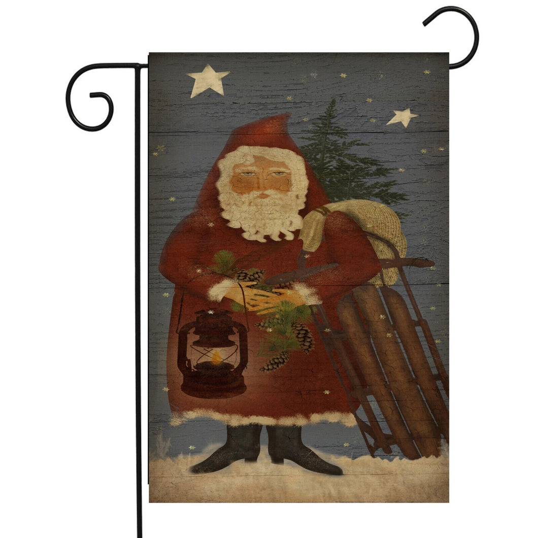 Flags Galore Santaith Sled Garden Flag Christmas