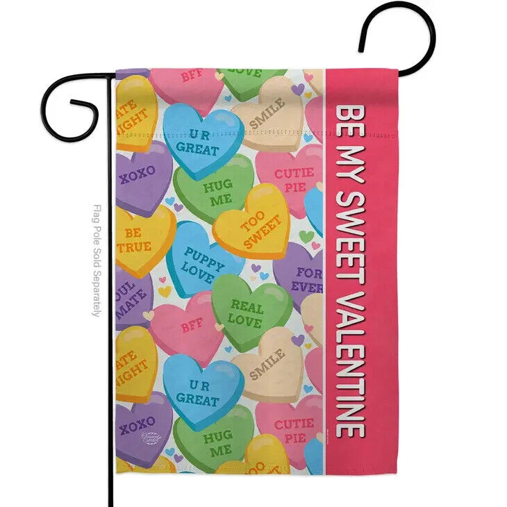 Two Group Flag Flag Sweet Valentine Heart Garden House 2-Sided Home Décor