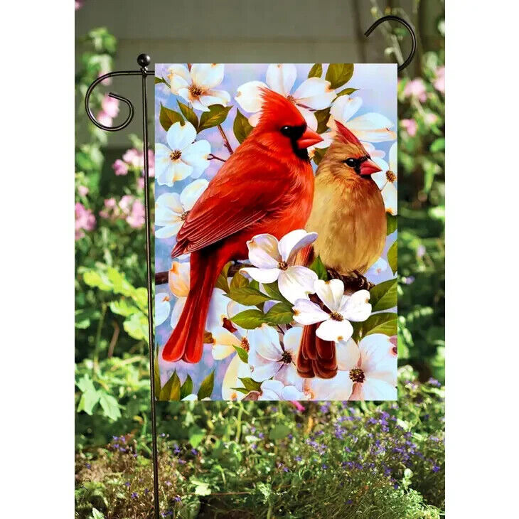 Flags Galore Cardinal Pair Garden Flag