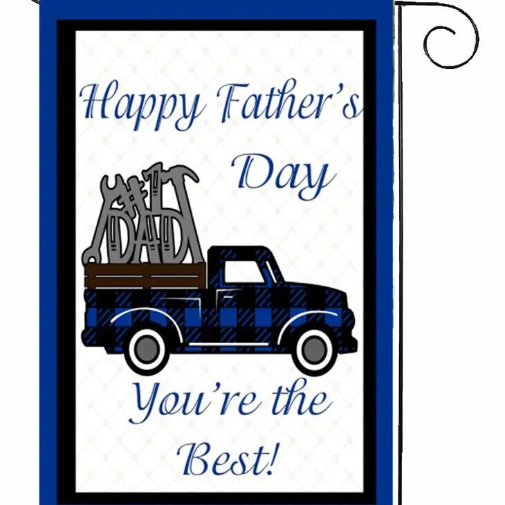 Flags Galore Happy Father's Day Truck Garden Flag