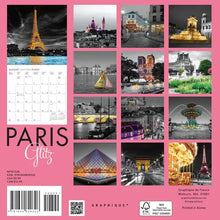 Load image into Gallery viewer, Graphique Paris Glitz 2024 7 x 7 Mini Calendar
