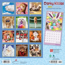 Load image into Gallery viewer, Browntrout Avanti Cranky Kitties 2024 12 x 12 Wall Calendar
