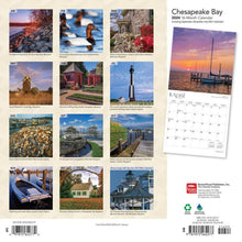 Load image into Gallery viewer, Browntrout Chesapeake Bay 2024 12 x 12 Wall Calendar

