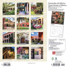 Load image into Gallery viewer, Browntrout Haciendas de Mexico Great Houses of Mexi 2024 12 x 12 Wall Calendar

