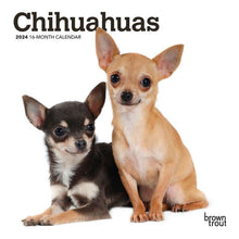 Load image into Gallery viewer, Browntrout Chihuahuas 2024 7 x 7 Mini Calendar
