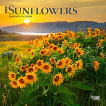 Load image into Gallery viewer, Browntrout Sunflowers 2024 7 x 7 Mini Calendar
