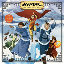 Load image into Gallery viewer, Harry Abrams Avatar: The Last Airbender 2024 Collector&#39;s Edition Wall Calendar
