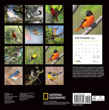 Load image into Gallery viewer, Universe National Geographic: Backyard Birds 2024 12 x 12 Wall Calendar
