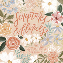 Load image into Gallery viewer, Andrews McMeel Scriptures and Florals 2024 12 x 12 Wall Calendar
