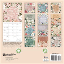 Load image into Gallery viewer, Andrews McMeel Scriptures and Florals 2024 12 x 12 Wall Calendar
