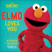 Load image into Gallery viewer, Harry Abrams Sesame Street Elmo Loves You 16-Month 2024 12 x 12 Wall Calendar

