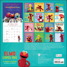Load image into Gallery viewer, Harry Abrams Sesame Street Elmo Loves You 16-Month 2024 12 x 12 Wall Calendar
