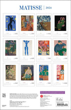 Load image into Gallery viewer, Harry Abrams Matisse 2024 11 x 17 Poster Wall Calendar
