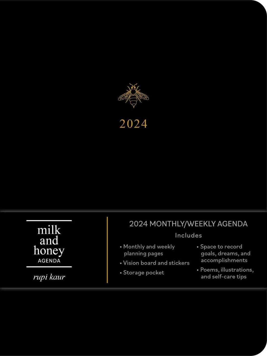 Andrews McMeel milk and honey 12-Month 2024 Monthly/Weekly Agenda Calendar