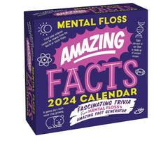 Load image into Gallery viewer, Andrews McMeel Amazing Facts from Mental Floss 2024 Day-to-Day Calendar
